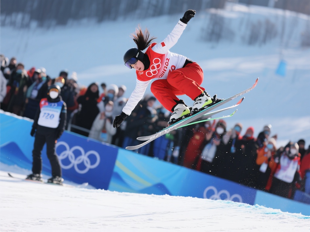 四位中国选手闪耀女子自由式滑雪U型场地决赛